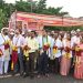सोलापूर zp: अधिकारी-पदाधिकारी वारकऱ्यांच्या वेशभूषेत; गजानन महाराज पालखीचे भक्तिभावाने स्वागत.