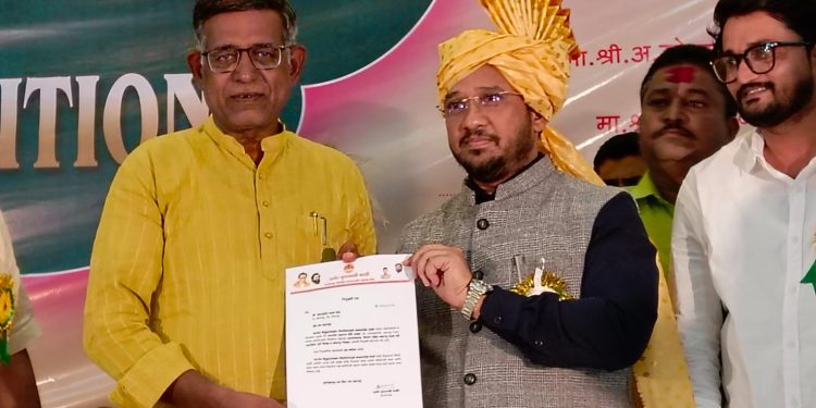 सलाहोद्दीन शेख यांची पश्चिम महाराष्ट्र अध्यक्षपदी नियुक्ती; पुणे-सोलापूर विभागाची जबाबदारी खांद्यावर.