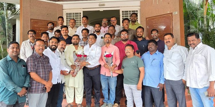 क्राइम पत्रकार संघाच्या अध्यक्षपदी विशाल भांगे यांची एकमताने निवड;तर खजिनदार रवी मस्के, सचिव परशुराम कोकणे.