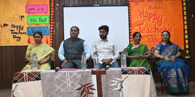 नागेश करजगी ऑर्किड स्कूलमध्ये ‘शिक्षक दिन’ उत्साहात साजरा; विद्यार्थ्यांनी सांभाळली शाळेची धुरा.