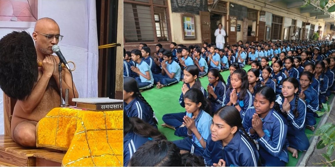 “विद्यार्थ्यांनो, प्रभू रामचंद्रांप्रमाणे आदर्श जीवन जगा” – मुनिश्री सुप्रभसागर महाराज ; जैन गुरुकुलात विद्यार्थ्यांना मुनिश्रींचे प्रेरणादायी उद्बोधन.